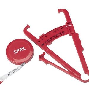 🌺SPRI Total Body Measuring Kit, Includes Caliper, Tape Measure and Chart